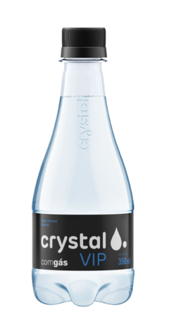 Fardo 12 Água Mineral Natural Crystal Vip Com Gás 350ml - comprar online