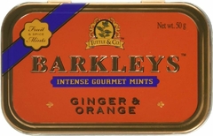 Bala Barkleys Ginger Orange - Sabor Gengibre Laranja 50g