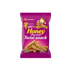 Salgadinho Nongshim Honey Flavored Twist Snack - Mel e Maça - Importado da Coreia.
