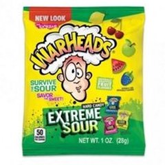 Bala Warheads Hard Candy Ultra Azeda Extreme Sour Importada