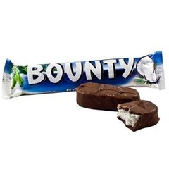 Barra De Chocolate Bounty 2x 57g - Importado