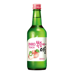 Soju Jinro Peach Pessego 360ml 12% | Bebida Coreana - comprar online