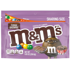 M&m's Fudge Brownie Chocolate Sharing Size 256,6g Importado