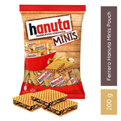 Chocolate Minis Hanuta Haselnuss - Pacote 200g Importado