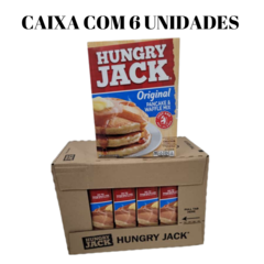 Cx 6 Hungry Jack Original Massa P/ Panqueca Waffle Mix 907g