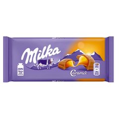 MILKA CARAMEL - CHOCOLATE RECHEADO COM CARAMELO - 100g