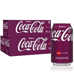 Refrigerante Coca Cola Cherry Importado Eua 12 Latas Cereja