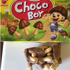 zangle Choco Boy - Biscoitos Cobertos Com Chocolate - Importado 50g