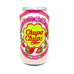 REFRIGERANTE CHUPA CHUPS SABOR MORANGO - IMPORTADO DA CORÉIA