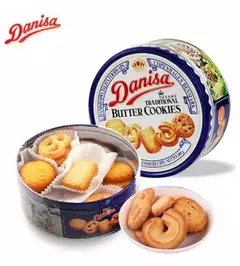 Lata Gigante Biscoito Amanteigado Danisa Butter Cookies 908g - comprar online