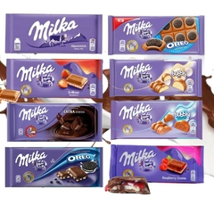 Kit 10 Chocolate Barra Milka Importados Varios Sabores - comprar online