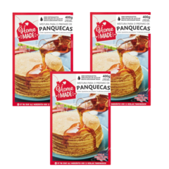 3 Massa Para Panqueca Completa Homemad 400g Importada