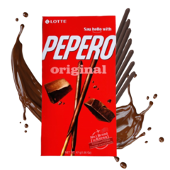 Chocolate Pepero Chocolate Lotte Doce Asiático Importado