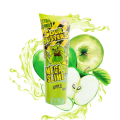 Bala Liquida Maça Verde Kids Sour Busters Mega Slime