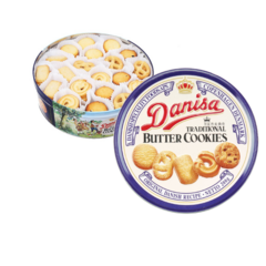 Lata De Biscoito Amanteigado Danisa Butter 200g Importado