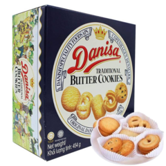 Biscoito Amanteigado Tradicional Danisa Cookies Cx Lata 454g