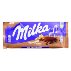 Chocolate Milka Nougat Creme 85g Importado