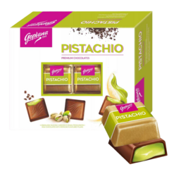 60 Chocolate Pistache Goplana Importado Polônia Cx 1kg