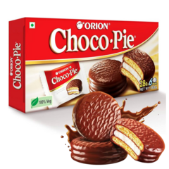 Alfajor De Chocolate Coreano Chocopie 168g - Lotte Importado