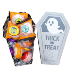 Caixao Trick Or Treat Com Guloseimas Halloween Sortidas - comprar online