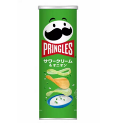 Batata Pringles Sour Cream & Onion Flavour Importado Asia