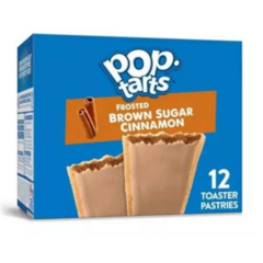 Biscoito Pop Tarts Frosted Brown Cinnamon Sugar Importado Usa Dp 12un