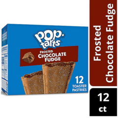 Biscoito Pop Tarts Frosted Chocolate Fudge Importado Usa Dp 12un