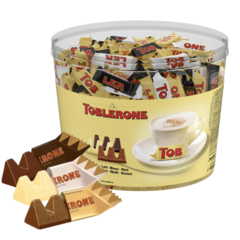 Pote Chocolate Toblerone Mini & Tiny Exclusivo - 904g