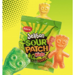 Bala De Goma Azedas Sour Patch Kids Original Importado 40g - Casas dos Doces Candy House