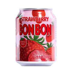 Suco Bonbon Morango Com Pedaços Importado Coreia Haitai