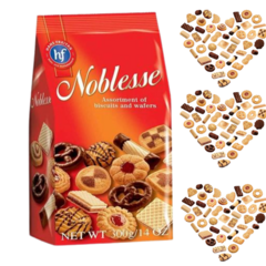 Biscoito Wafer E Doces Sortidos Noblesse 300g Alemanha