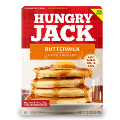 Hungry Jack Buttermilk Massa Para Panqueca E Waffle Mix 907g