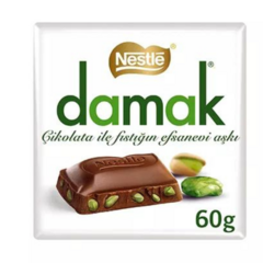 Chocolate Ao Leite Damak Pistache - Nestlé - Importado
