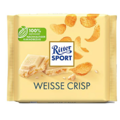 Chocolate Branco Ritter Sport Witte Crisp Importado Alemanha