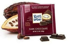 Chocolate Ritter Sport Dark Meio Amargo 50% Cacau 100%