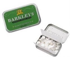 Bala Barkleys Wintergreen (menta) Importada Lata 1 Unidade - Casas dos Doces Candy House