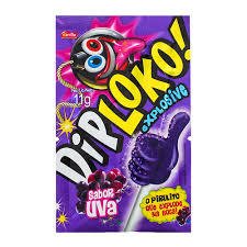 PIRULITO EXPLOSIVO SABOR UVA - DIP LOKO EXPLOSIVE - comprar online