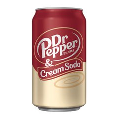 Dr Pepper & Cream Soda - Refrigerante de Soda com Creme - Importado