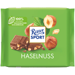 Chocolate Ritter Sport Hazelnuts Milk - Importado Alemanha