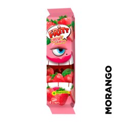 BALA MASTIGÁVEL STRAWBERRY CHEWY CANDY - FRITT - IMPORTADO POLÔNIA