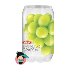 Agua Saborizada Sparkling Sabor Grape Uva Okf Coreia