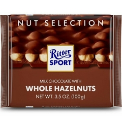 Chocolate Ritter Sport Milk Choco Whole Halzenuts Alemanha