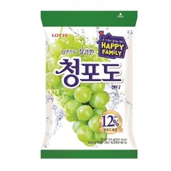 Bala Coreana Sabor Uva Verde Lotte na internet