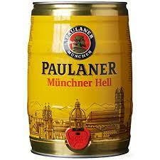 Barril de Cerveja Paulaner Munchner Hell Alemã - 5l