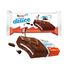 Bolinho De Cacau E Leite - Kinder Delice 39g Ferrero