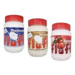 Marshmallow De Colher Pote Fluff Melhor Do Mundo Kit 3 Sabor