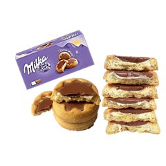 Milka Choco Minis - Biscoito com recheio de Creme e Chocolate - 150g - comprar online