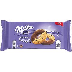 Milka Cookie Loop com Pedaços de Chocolate 132 g importado