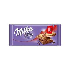 Milka LU - Chocolate e Biscoito - Importado - 100g - comprar online