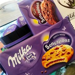 MILKA SENSATIONS - COOKIES RECHEADOS CHOCOLATE - 156g